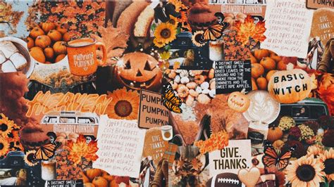 cute fall collage